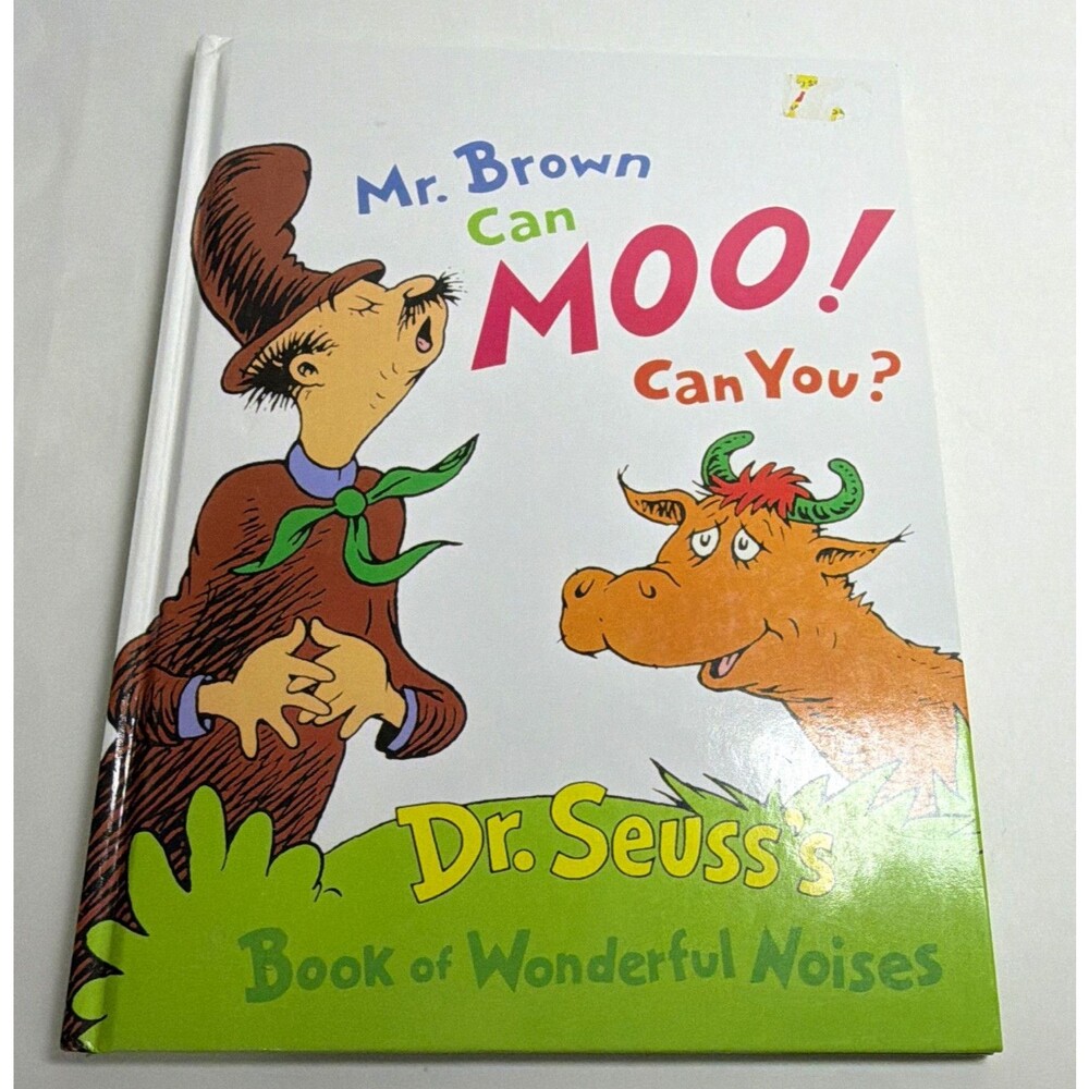Dr. Seuss Mr. Brown Can Moo! Can You? HC (Wonderful Noises) Illus Ages 4-8